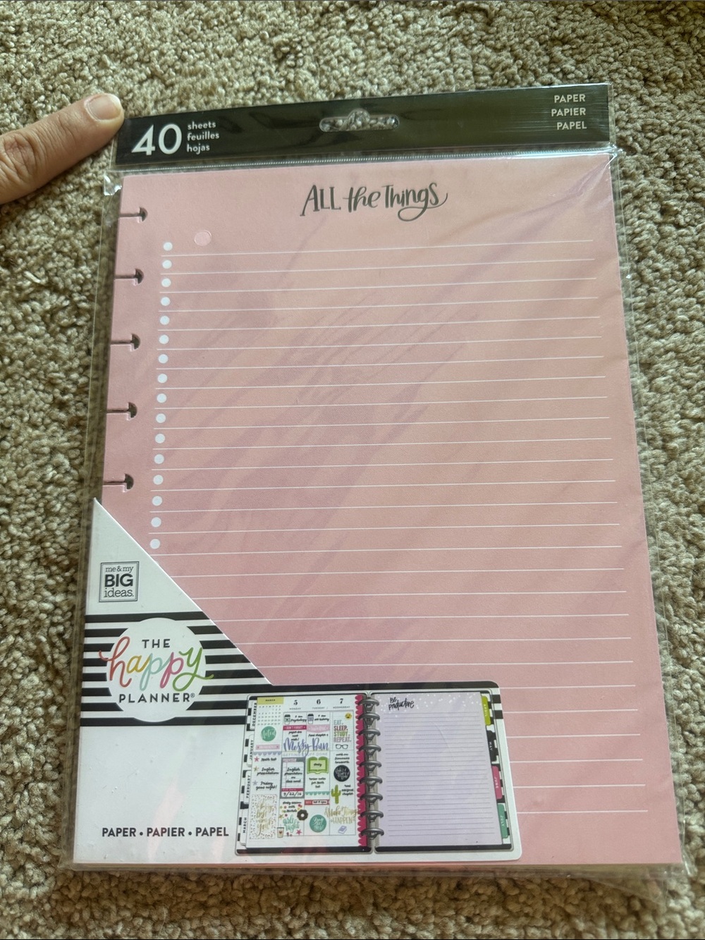 Happy Planner Lined Classic Fill Paper - To Do Lists - Picture 3 of 6